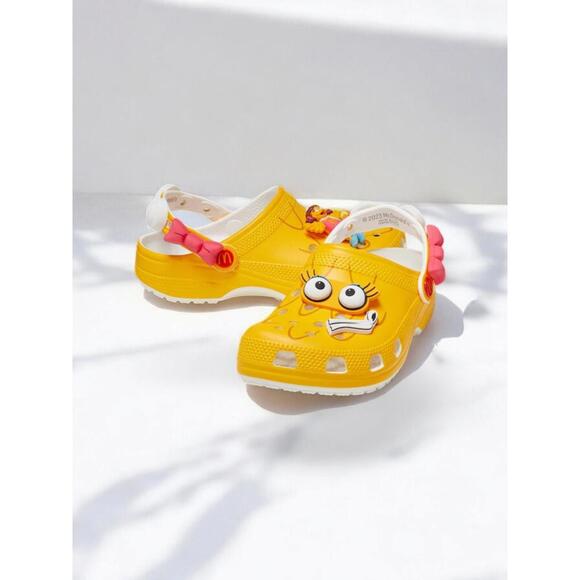 🥳CROCS CLASSIC CLOGS MC DONALDS BIRDIE SKU# 208696-730 SIZE 7M 9W BRAND NEW! - Picture 2 of 8